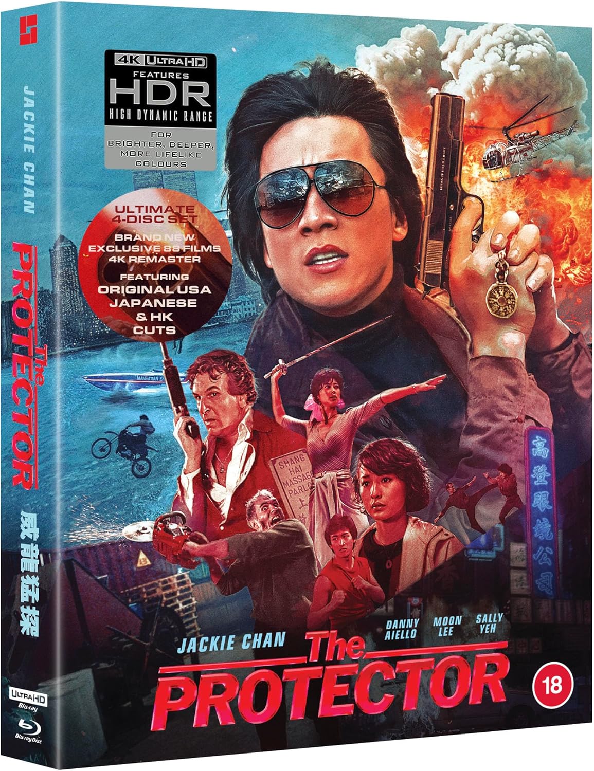 The Protector Deluxe Limited Edition 4K Ultra HD + Blu-Ray with Slipcase (88 Films/Region Free/B) LIMIT 1 PER CUSTOMER
