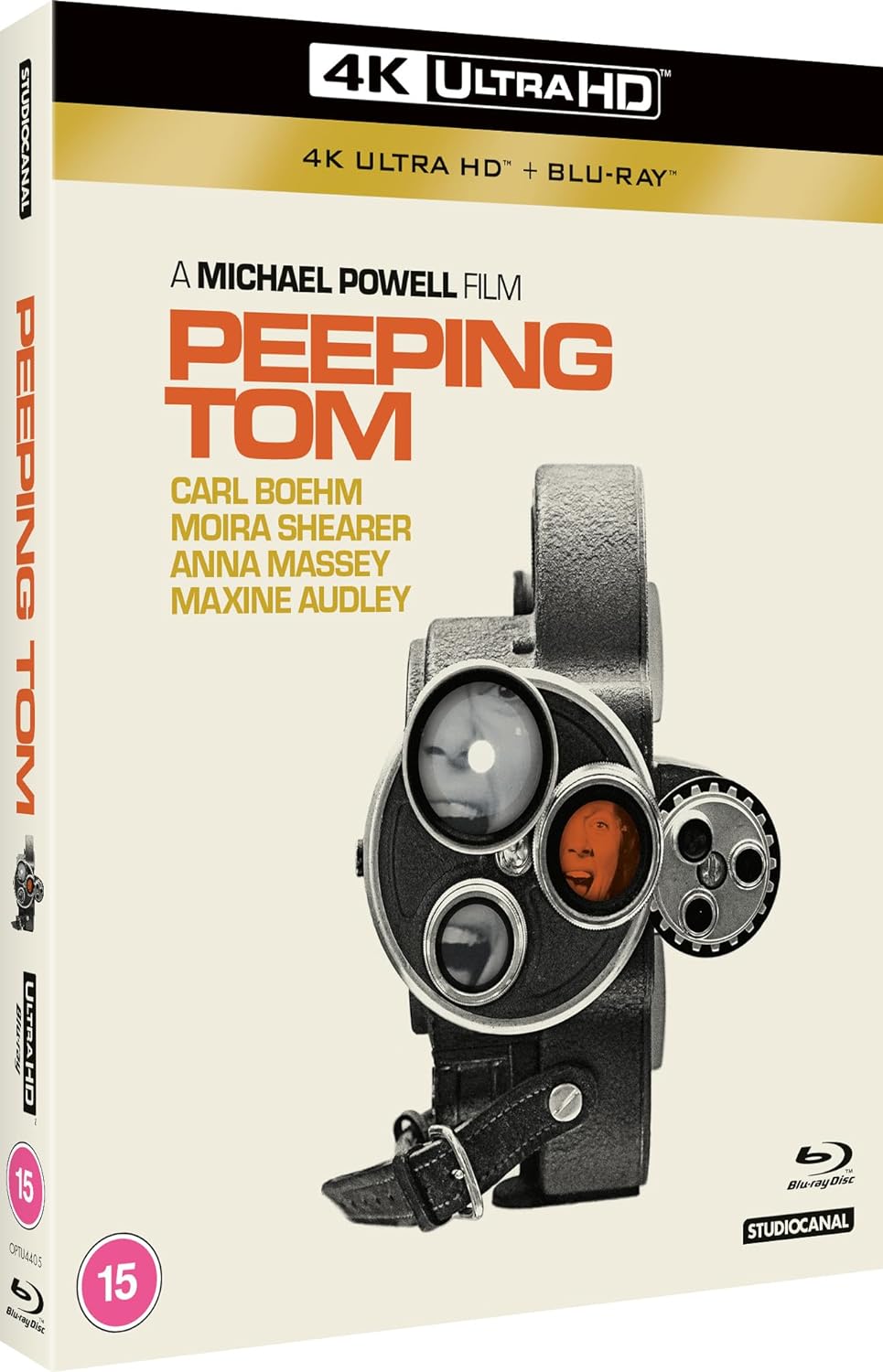 Peeping Tom 4K UHD + Blu-ray with Slipcover (StudioCanal/Region Free/B)