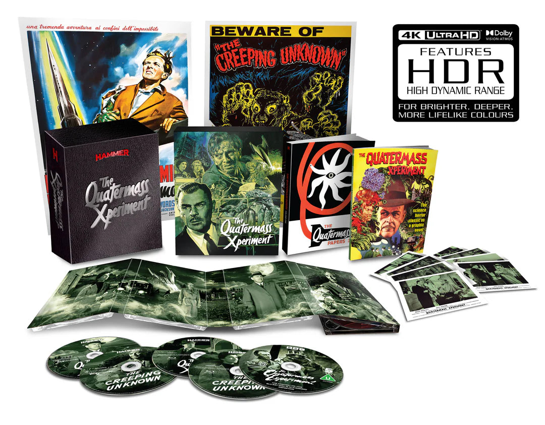 The Quatermass Xperiment Limited Collectors Edition 4K Ultra HD + Blu-Ray (Hammer Films/Region Free/B) LIMIT 1 PER CUSTOMER