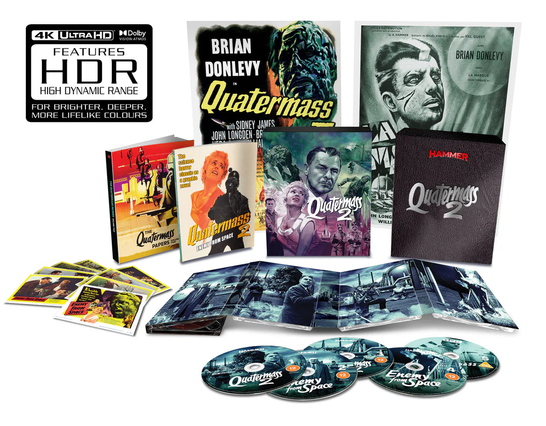 Quatermass 2 Limited Collector's Edition 4K UHD + Blu-ray (Hammer Films/Region Free/B) LIMIT 1 PER CUSTOMER