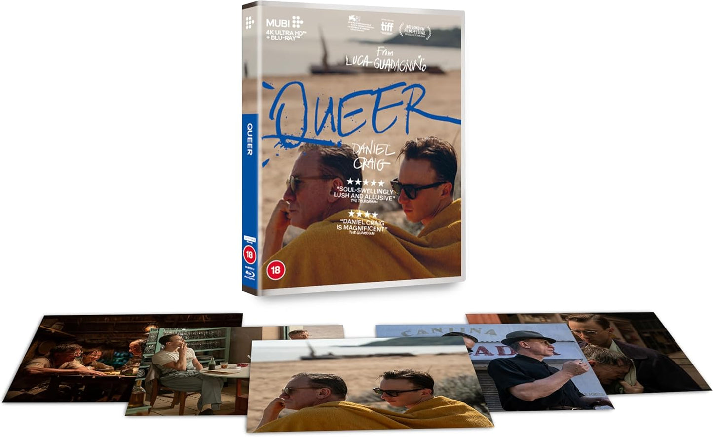Queer 4K UHD + Blu-ray with Slipcover (Mubi UK/Region Free/B)