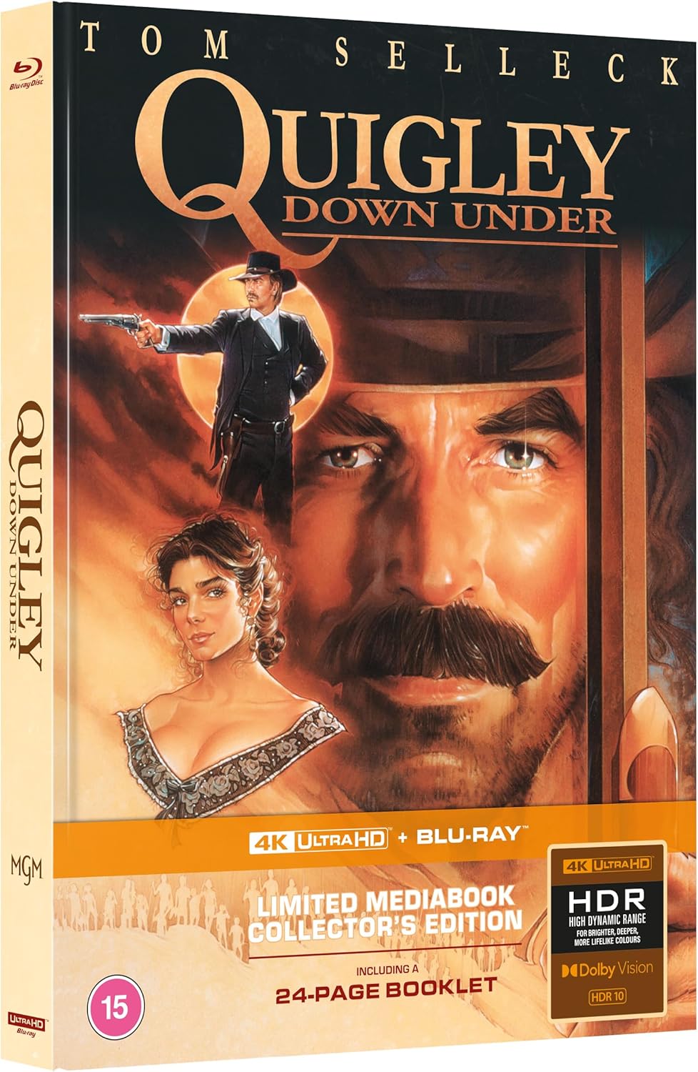 Quigley Down Under Limited Edition Mediabook 4K UHD + Blu-Ray (Altitude/Region Free/B)