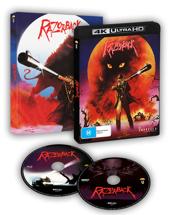 Razorback 4K UHD + BD with Slipcover & Replacement Disc (Umbrella/Region Free)