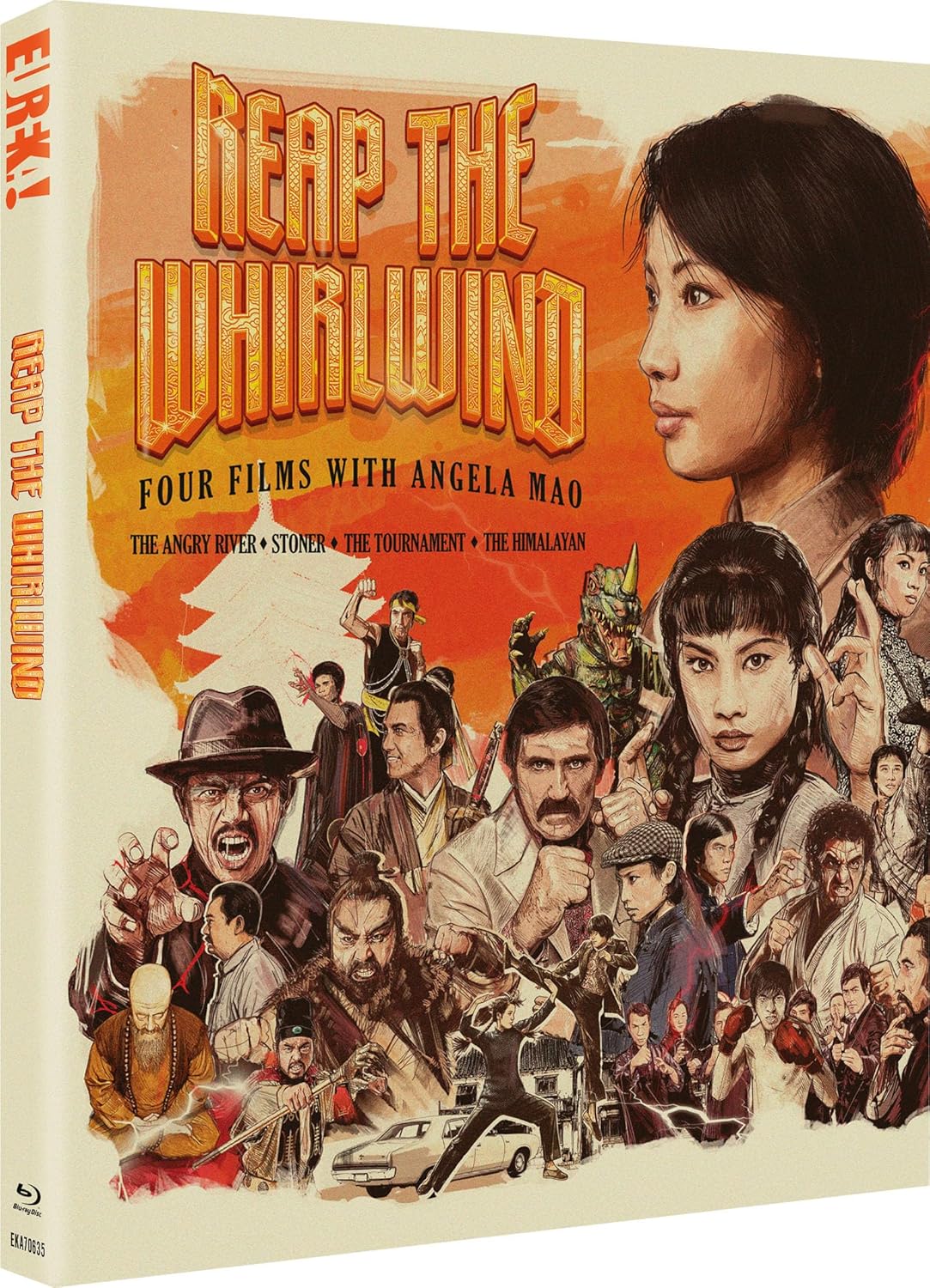 Reap The Whirlwind : Four Films with Angela Mao Limited Edition Blu-ray with Slipcover + Booklet (Eureka/Region B)