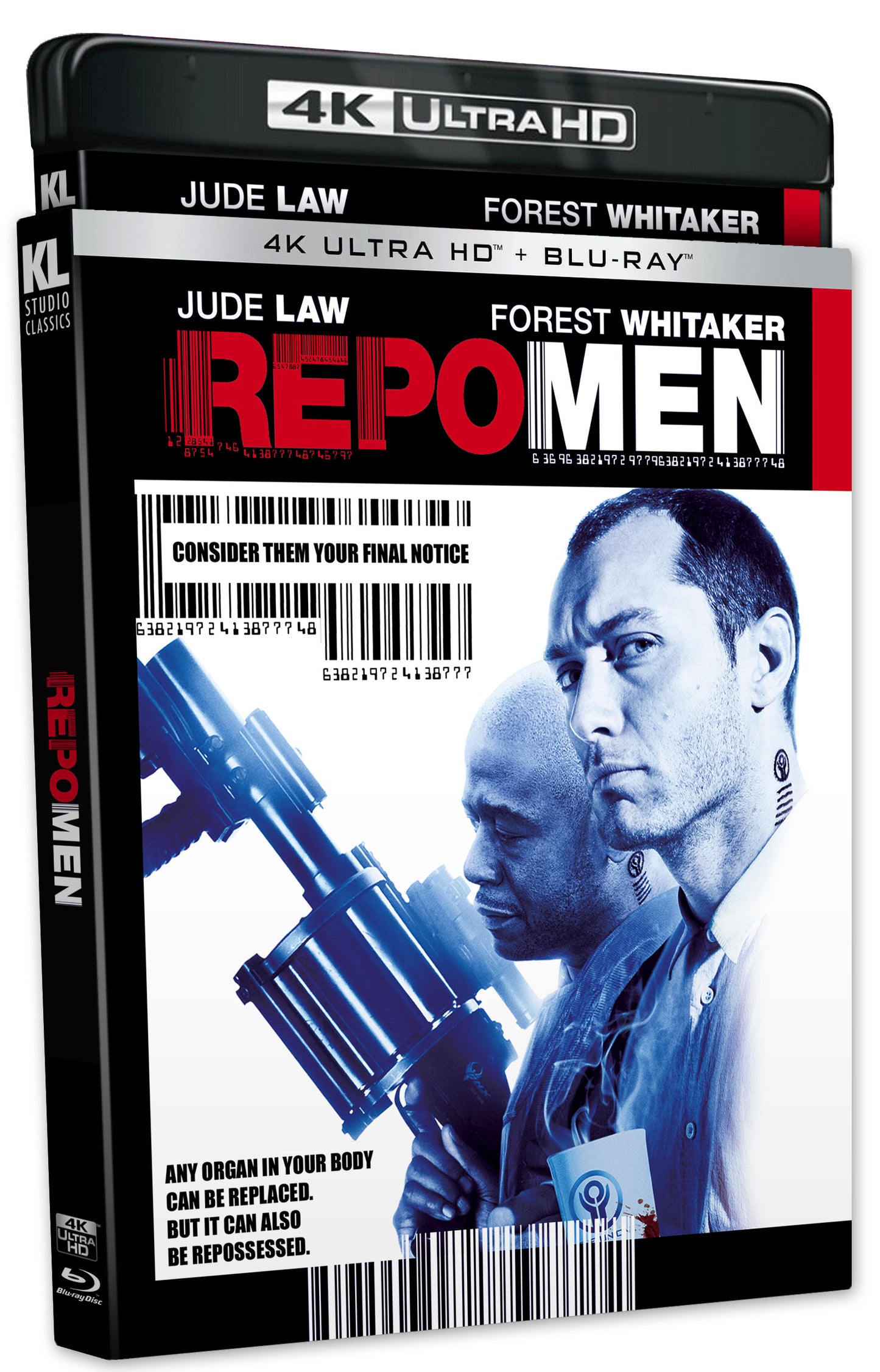 Repo Men (2010) 4K UHD + Blu-ray with Slipcover (Kino Lorber)