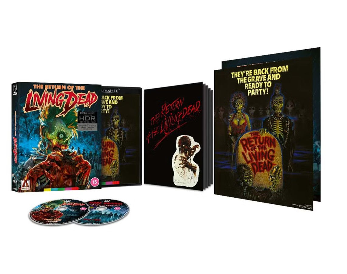 Return of the Living Dead 4K UHD + Blu-ray Limited Edition with Slipcover (Arrow Video UK/Region Free/B) LIMIT 1 PER CUSTOMER