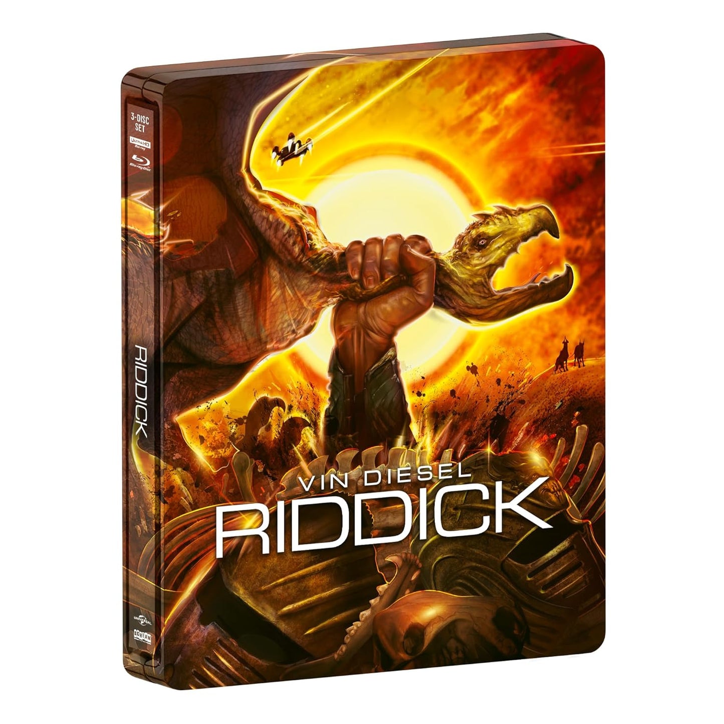 Riddick 4K UHD + Blu-ray SteelBook (Scream Factory)