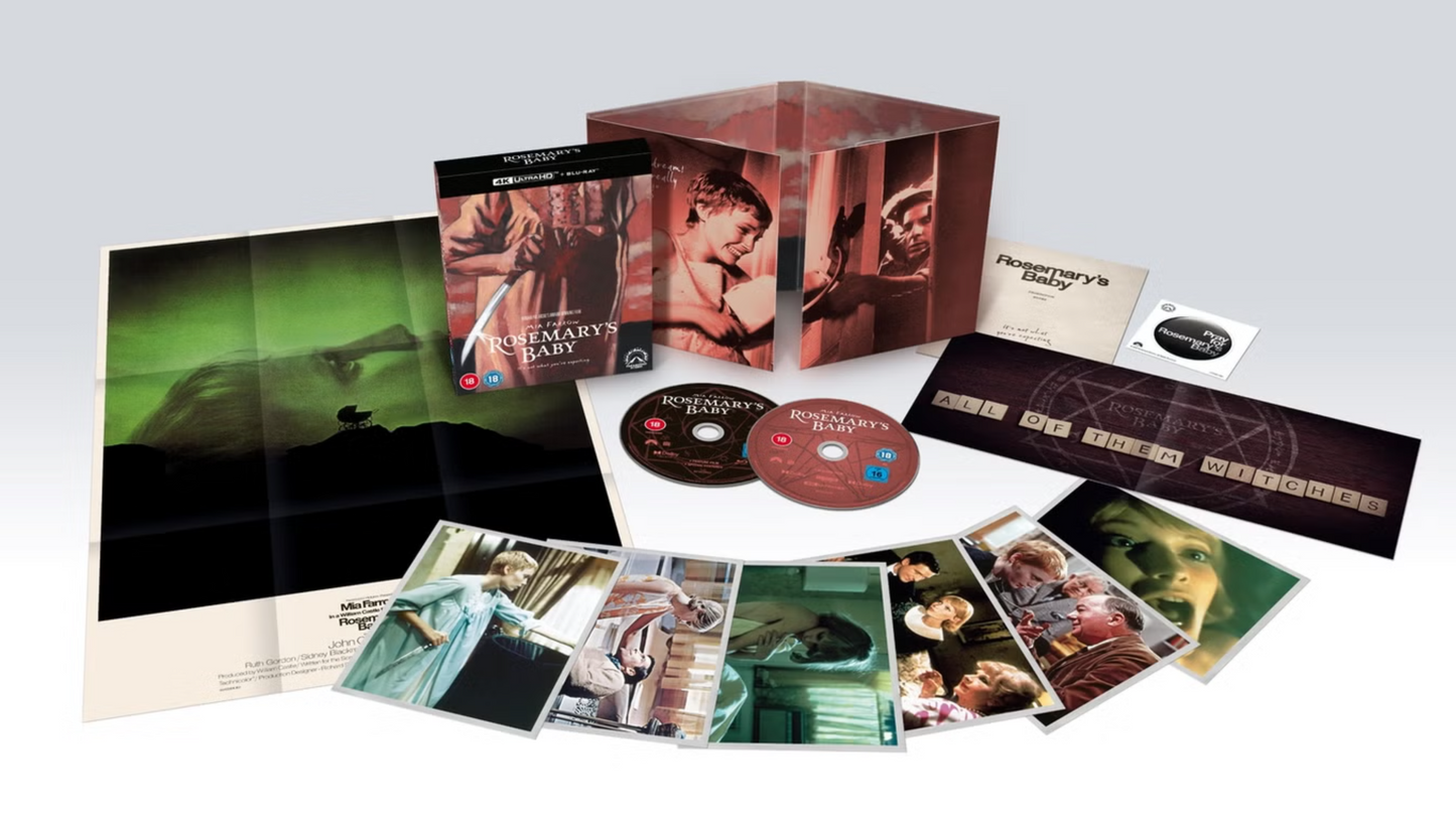 Rosemary's Baby 4K Ultra HD + Blu-ray Collector's Edition with Slipcase (Paramount Scares/Region Free)