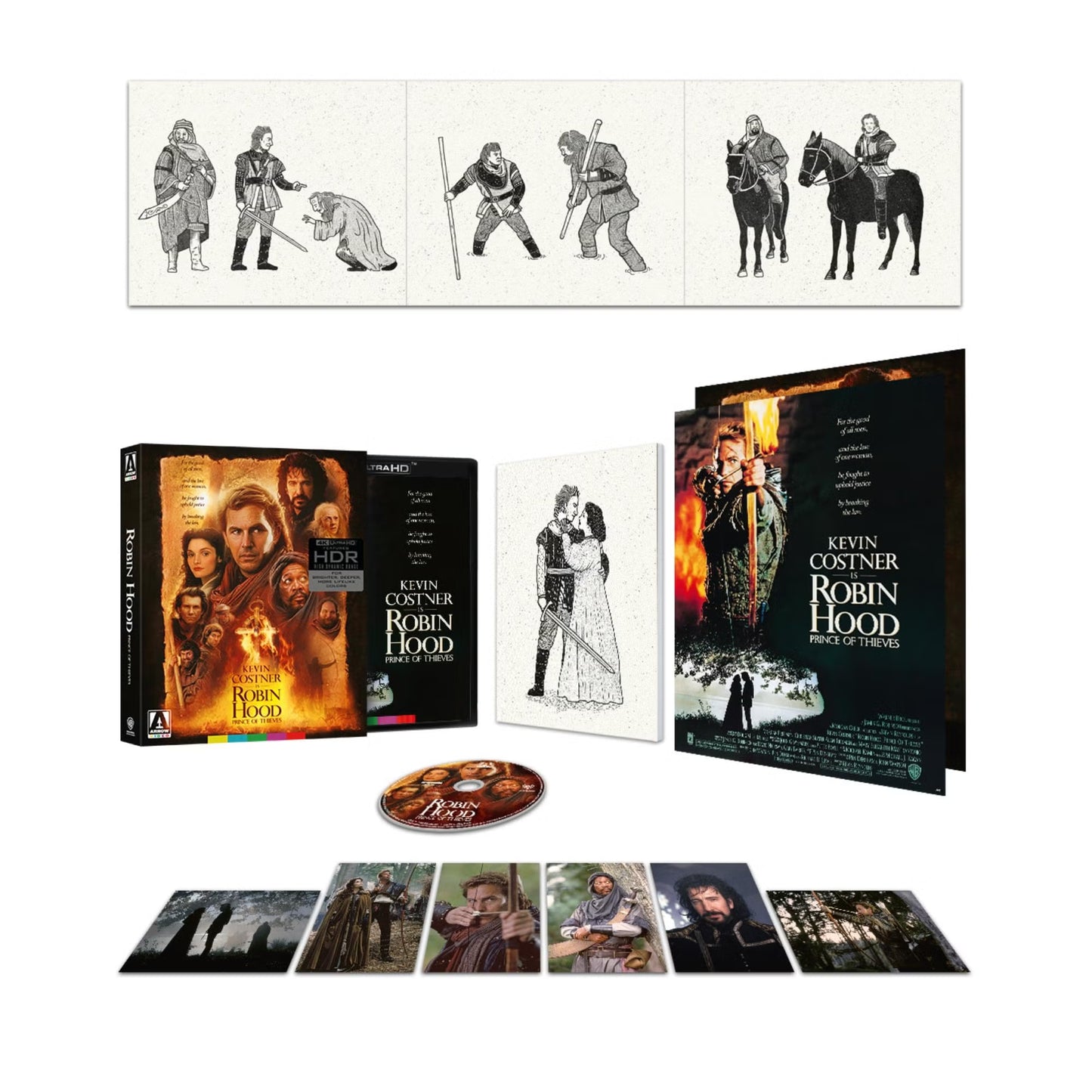 Robin Hood: Prince of Thieves 4K UHD Limited Edition with Slipcover (Arrow Video U.S.)