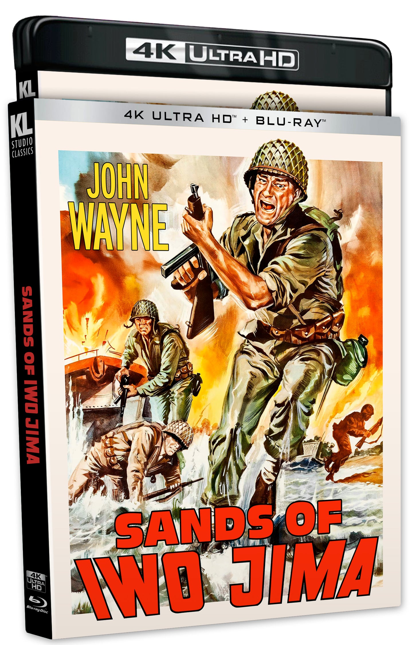 Sands of Iowa Jima 4K UHD + Blu-ray with Slipcover (Kino Lorber)
