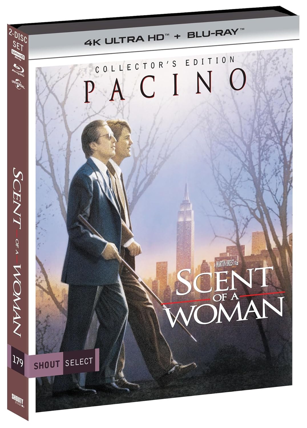 Scent of a Woman 4K UHD + Blu-ray Collector's Edition with Slipcover (Shout Factory)