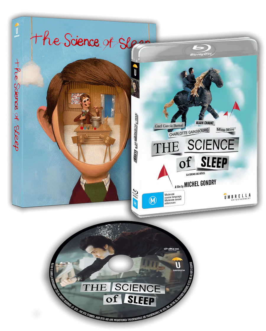 The Science Of Sleep (2007) Blu-ray with Slipcover (Umbrella Entertainment/Region Free)