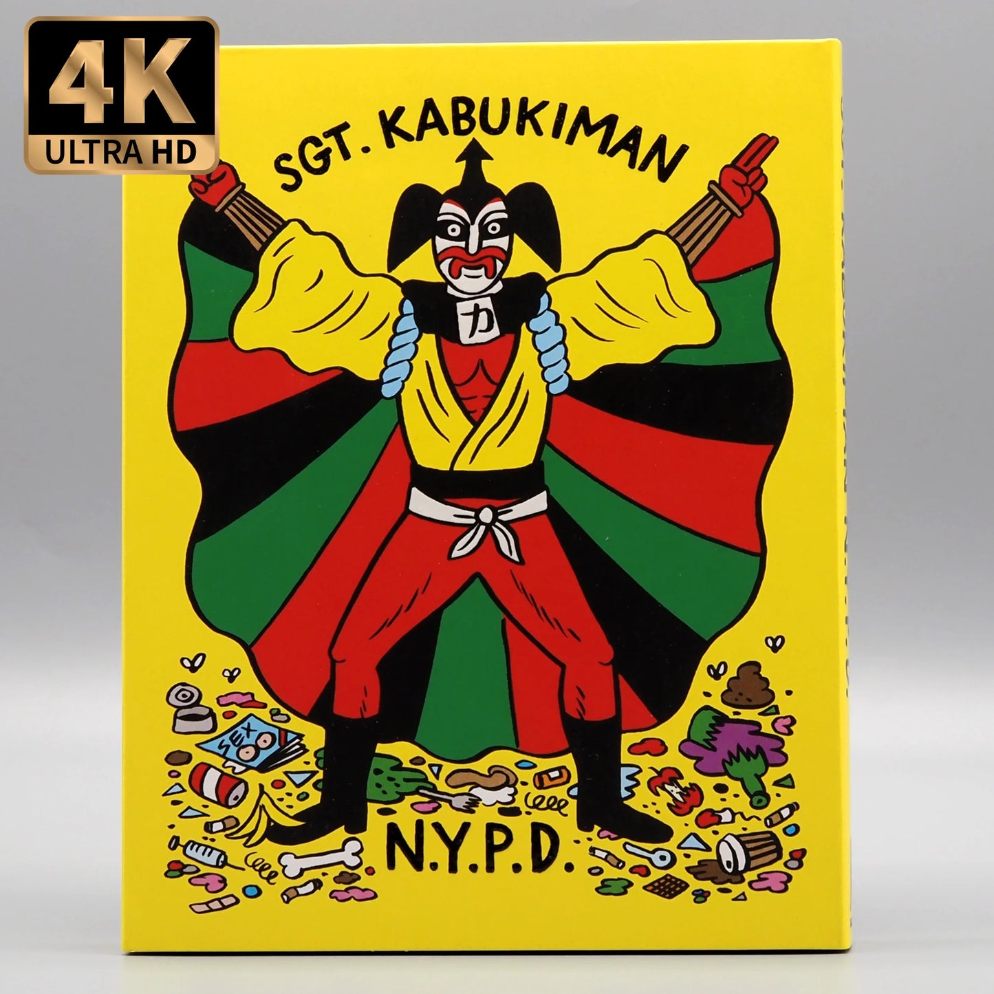 Sgt. Kabukiman N.Y.P.D. 4K UHD + Blu-ray with Slipcase + Slipcover Combo(Vinegar Syndrome)