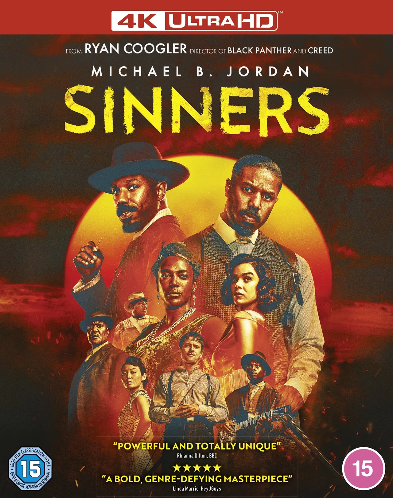 Sinners 4K UHD with Slipcover (Warner Bros UK/Region Free)