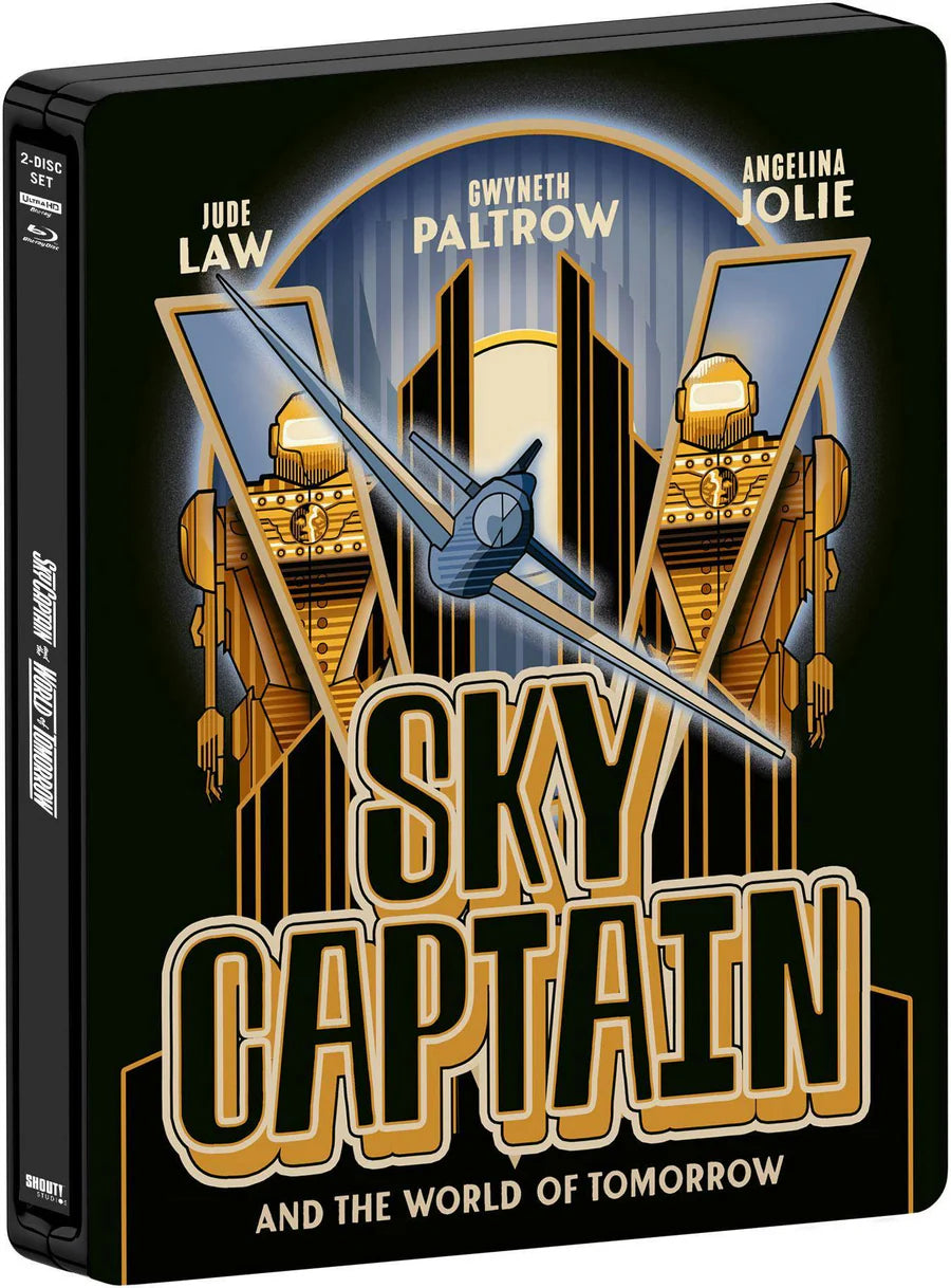 Sky Captain And The World Of Tomorrow 4K UHD + Blu-ray SteelBook (Shout Factory)