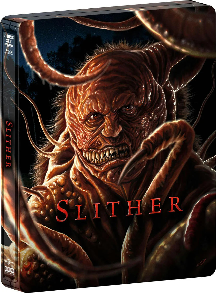 Slither 4K UHD + Blu-ray Limited Edition SteelBook (Scream Factory)