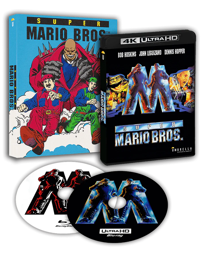 Super Mario Bros. (1993) Blu-ray ENGLISH AUDIO Bob Hoskins John Leguizamo  SEALED
