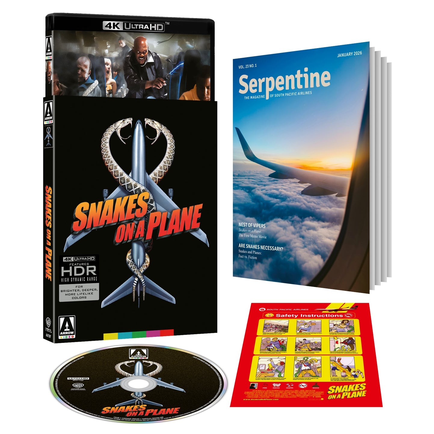 Snakes on a Plane 4K UHD Limited Edition with Slipcover (Arrow Video U.S.)