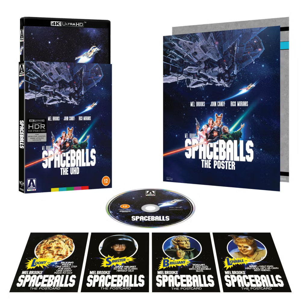 Spaceballs 4K UHD Limited Edition with Slipcover (Arrow Video UK/Region Free) LIMIT 1 PER CUSTOMER