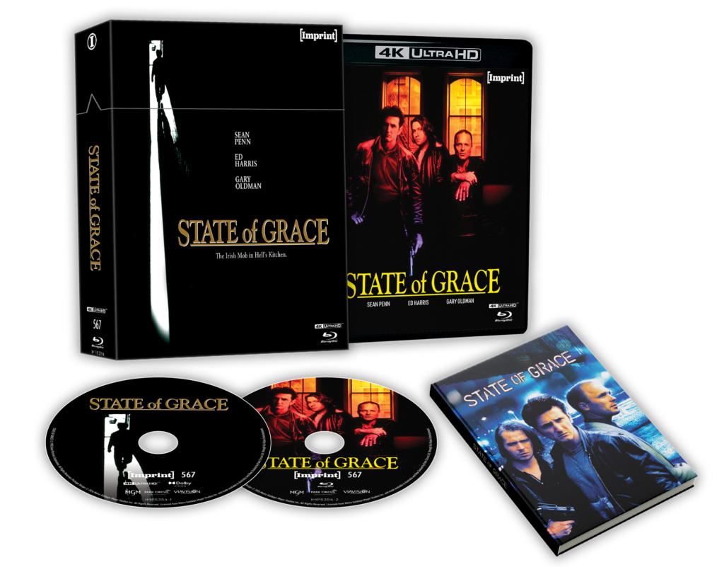 State Of Grace (1990) 4K UHD + Blu-ray Limited Edition Hardbox + Hardback Booklet (Imprint/Region Free) LIMIT 1 PER CUSTOMER