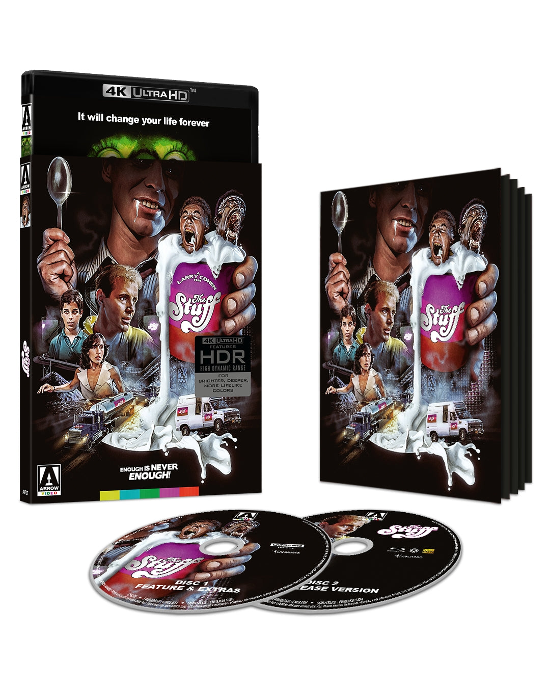 The Stuff 4K UHD Limited Edition with Slipcover (Arrow Video U.S.) LIMIT 1 PER CUSTOMER