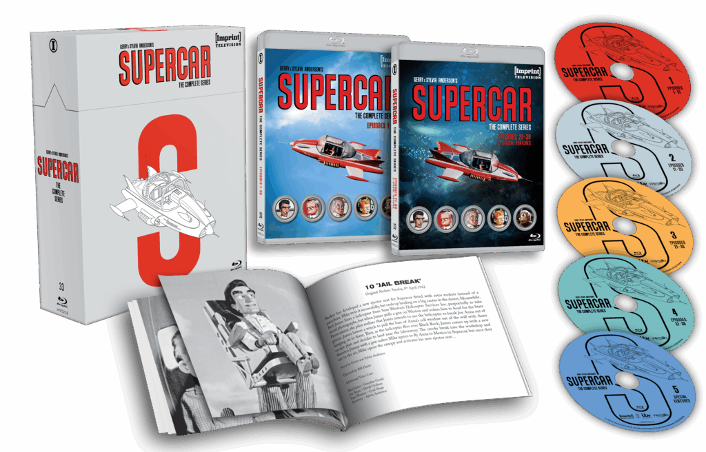 Supercar: The Complete Series (1961 – 1962) Blu-ray HardBox (Imprint/Region Free) LIMIT 1 PER CUSTOMER