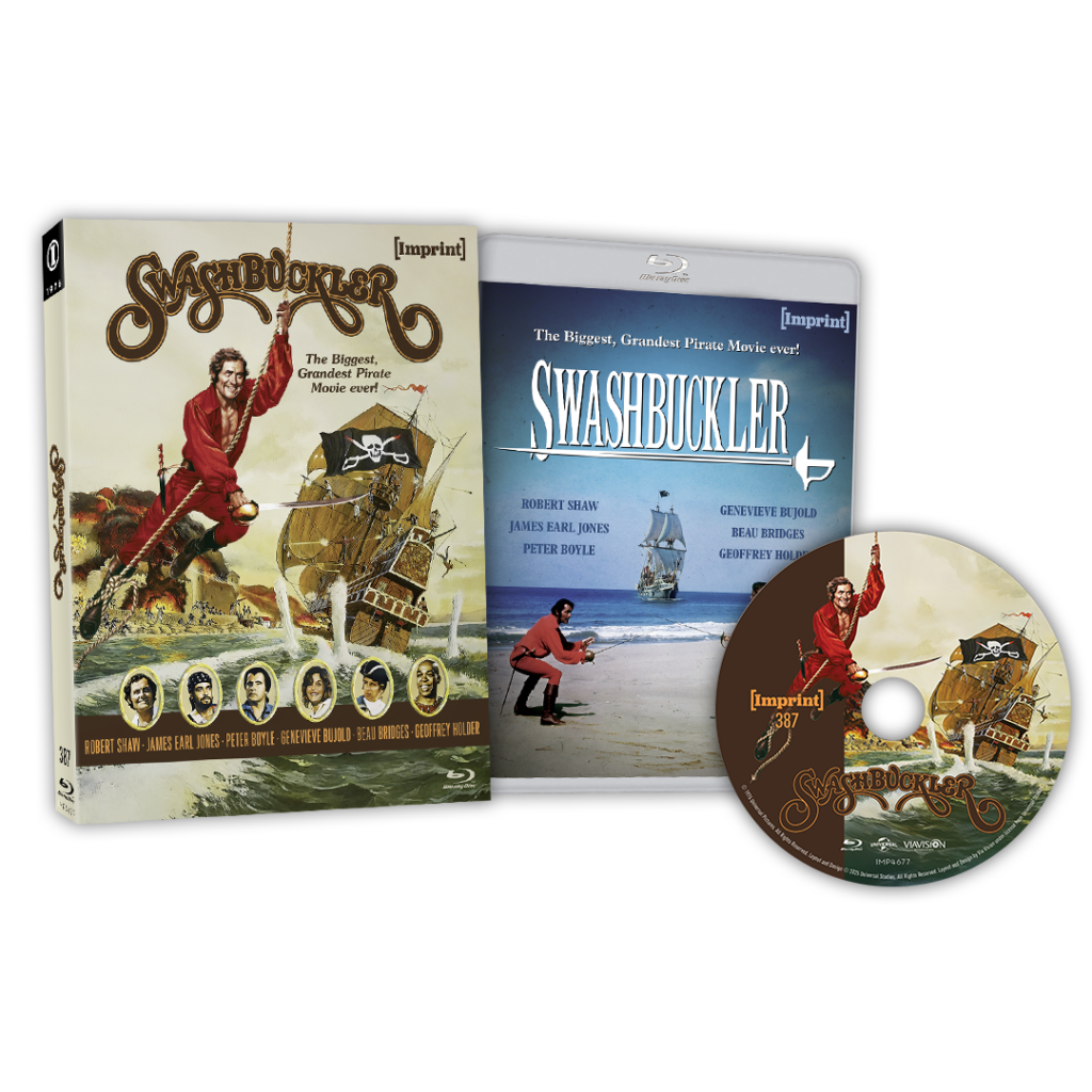 Swashbuckler (1976) Blu-ray with Slipcase (Imprint/Region Free)