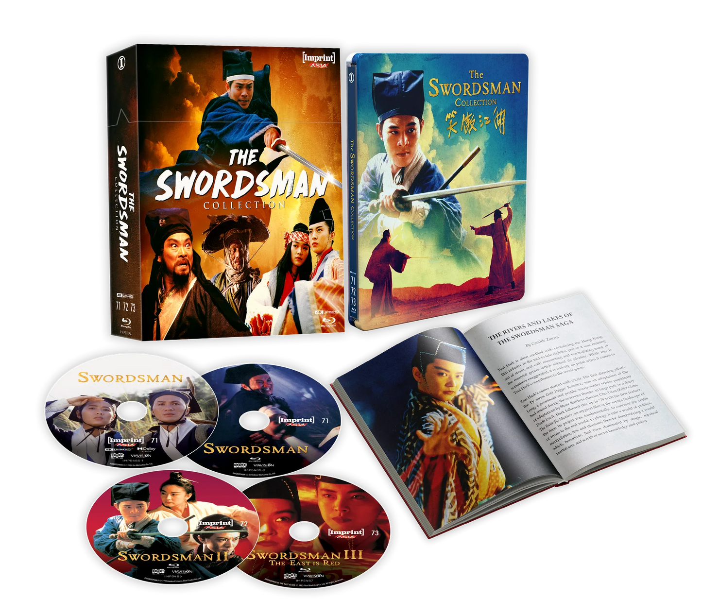 The Swordsman Collection (1990 - 1993) - 4K UHD + Blu-ray SteelBook + Hardcover Booklet in Limited Edition Hardbox (Imprint/Region Free)