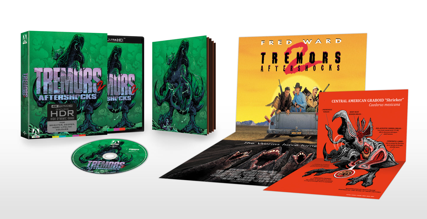 Tremors 2: Aftershocks Limited Edition 4K UHD with Slip (Arrow U.S.)
