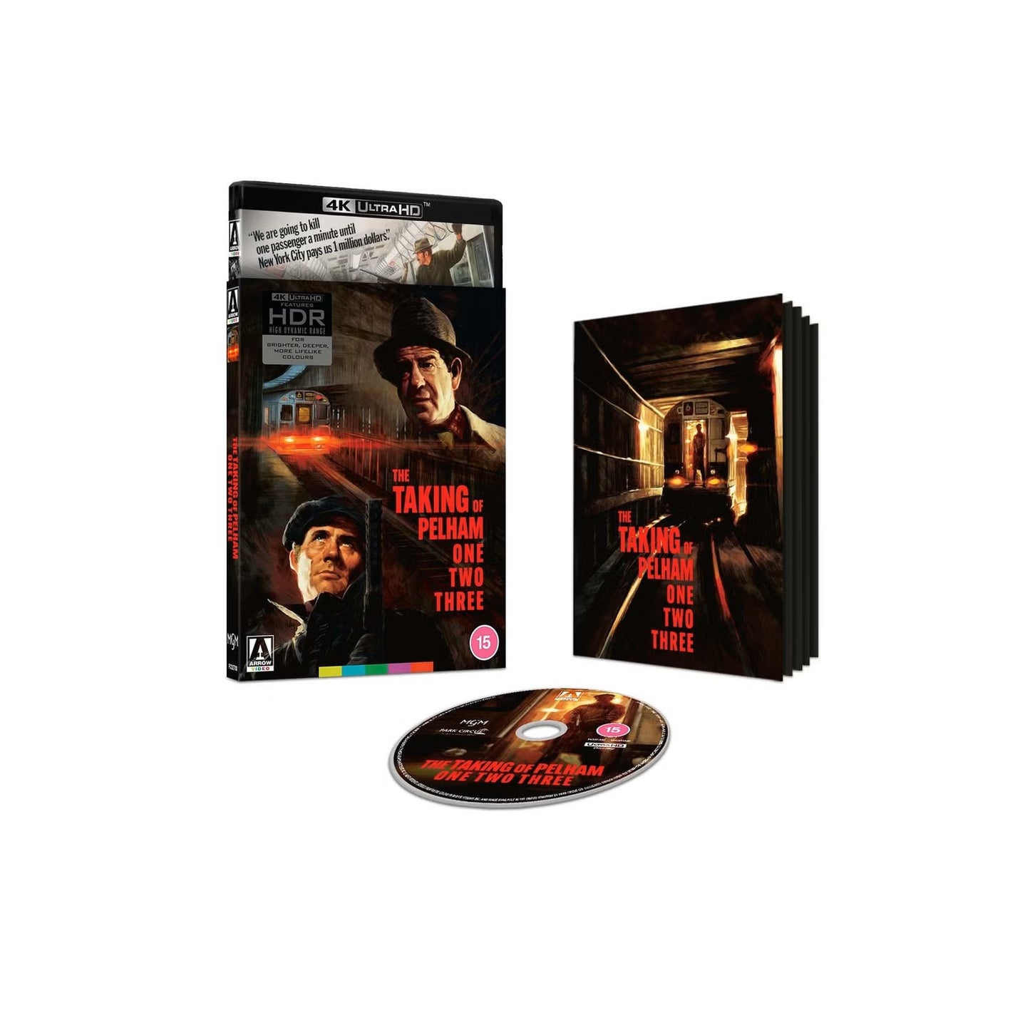 The Taking Of Pelham One Two Three (1974) Limited Edition 4K Ultra HD with Slipcover (Arrow Video UK/Region Free)