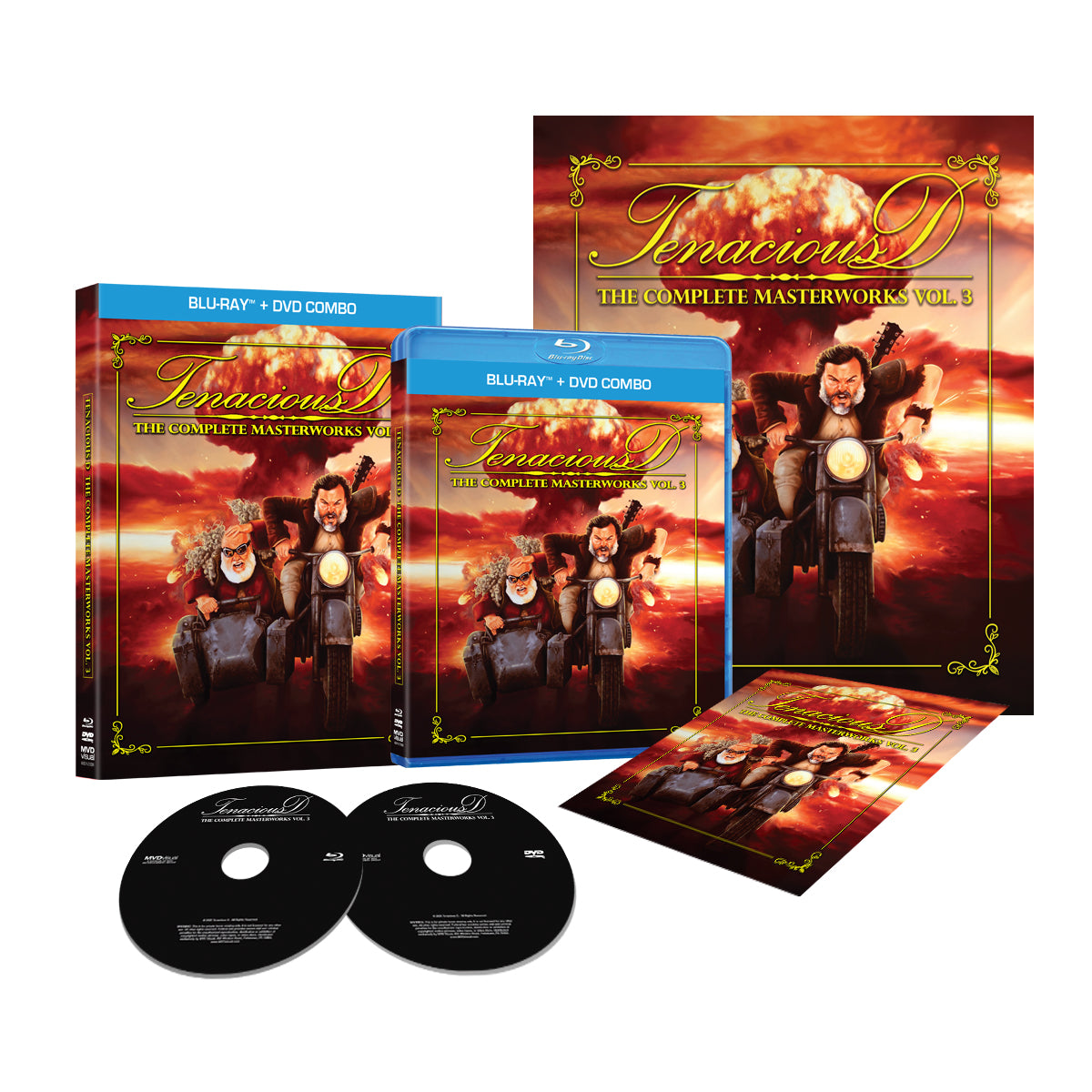 Tenacious D - The Complete Masterworks Vol. 3 Blu-ray + DVD with Autographed Slipcover (MVD)