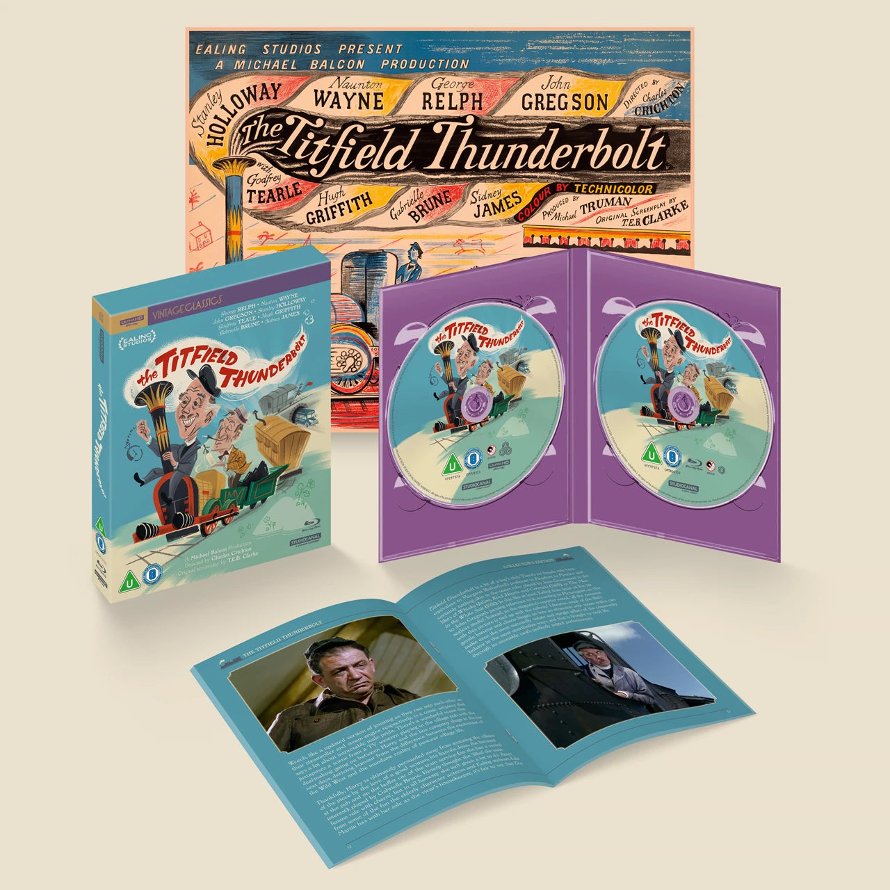 The Titfield Thunderbolt Limited Collector's Edition 4K Ultra HD + Blu-Ray (StudioCanal/Region Free/B)
