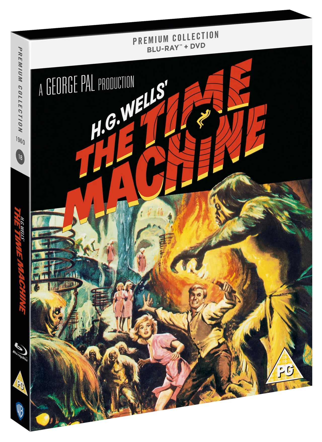 The Time Machine Blu-ray + DVD - The Premium Collection with Slipcase (Warner Bros/Region Free/2)