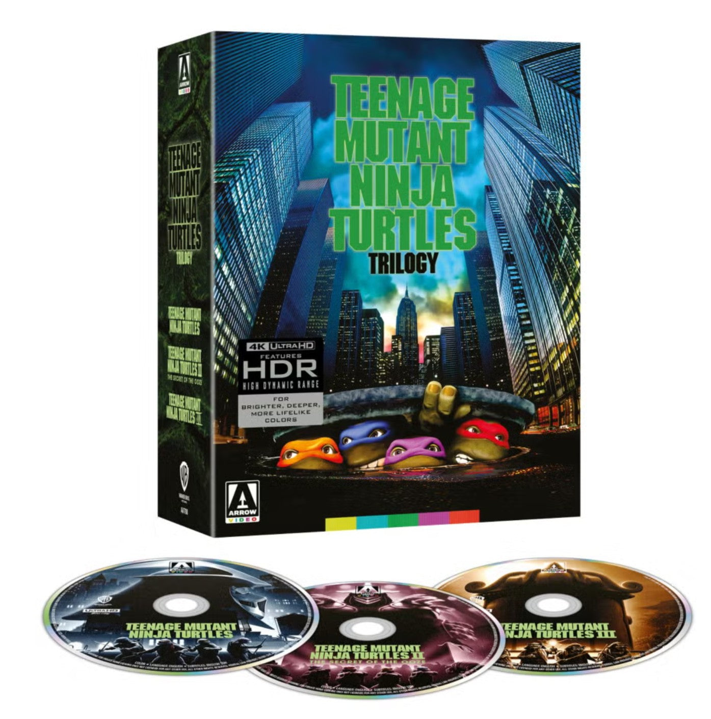 Teenage Mutant Ninja Turtles Trilogy Limited Edition 4K UHD (Arrow Video U.S.)