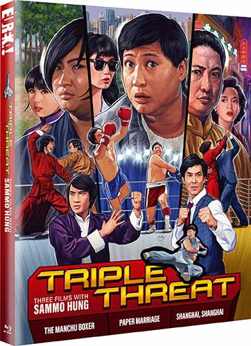 Triple Threat : Three Films With Sammo Hung Blu-ray Limited Edition with Slipcover + Booklet (Eureka Entertainment U.S.)