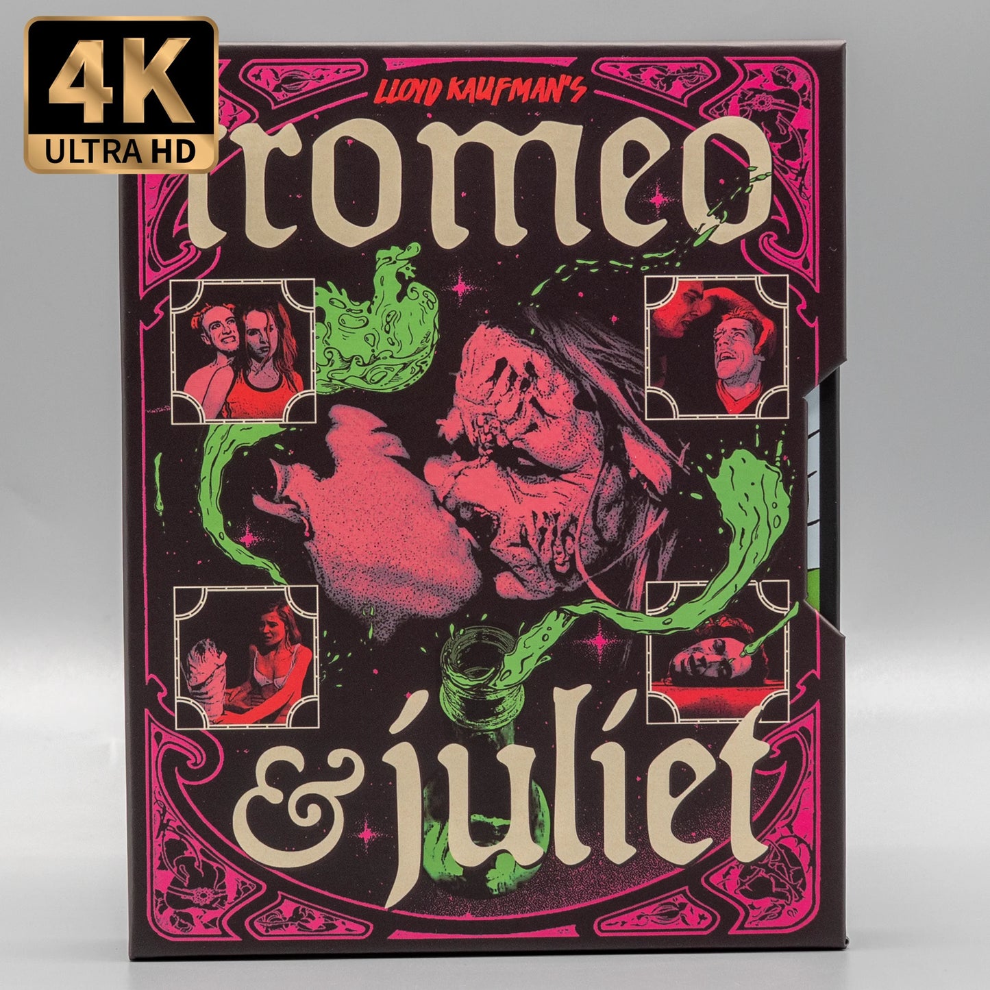 Tromeo & Juliet 4K UHD + Blu-ray with Limited Edition Slipcase + Slipcover Combo (Vinegar Syndrome)