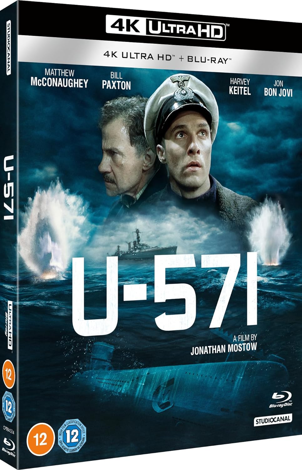 U-571 4K UHD+ Blu-ray with Slipcover (StudioCanal UK/Region Free/B)