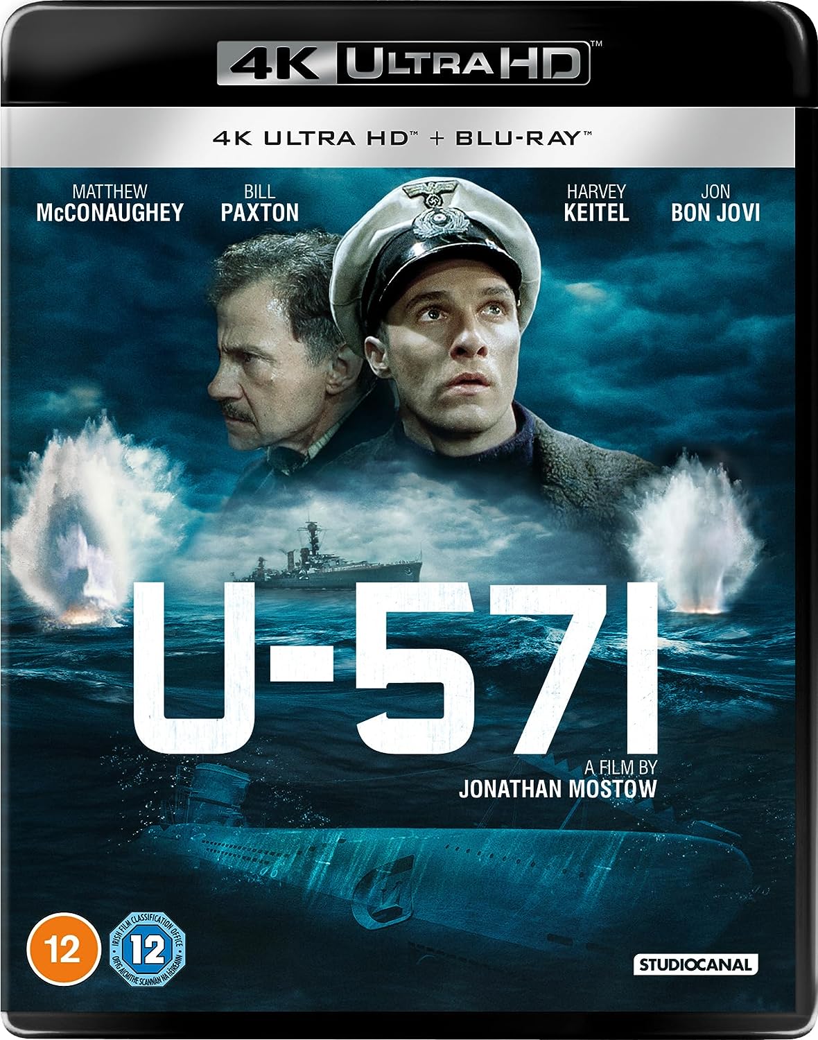 U-571 4K UHD+ Blu-ray with Slipcover (StudioCanal UK/Region Free/B)