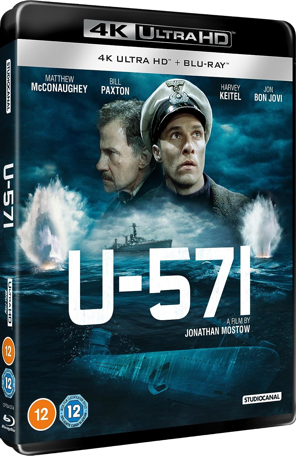 U-571 4K UHD+ Blu-ray with Slipcover (StudioCanal UK/Region Free/B)