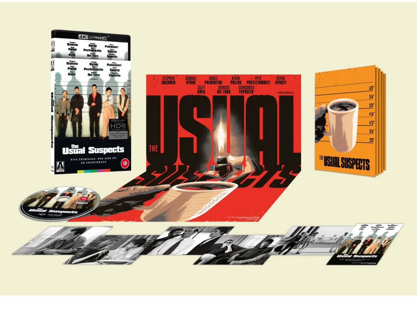 The Usual Suspects 4K UHD Limited Edition with Slipcover (Arrow Video UK/Region Free)
