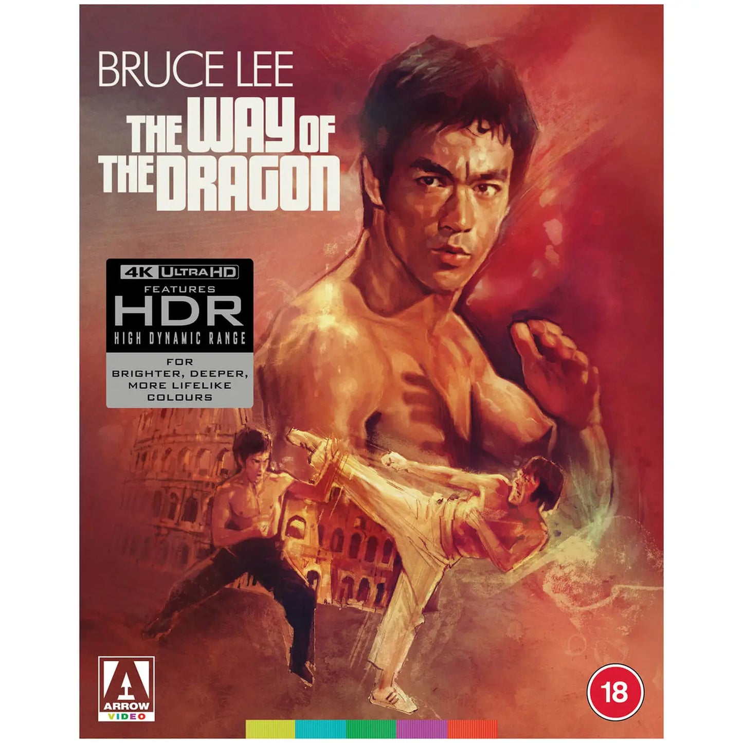 The Way of the Dragon 4K UHD + Blu-ray with Slipcover (Arrow UK/Region Free/B)
