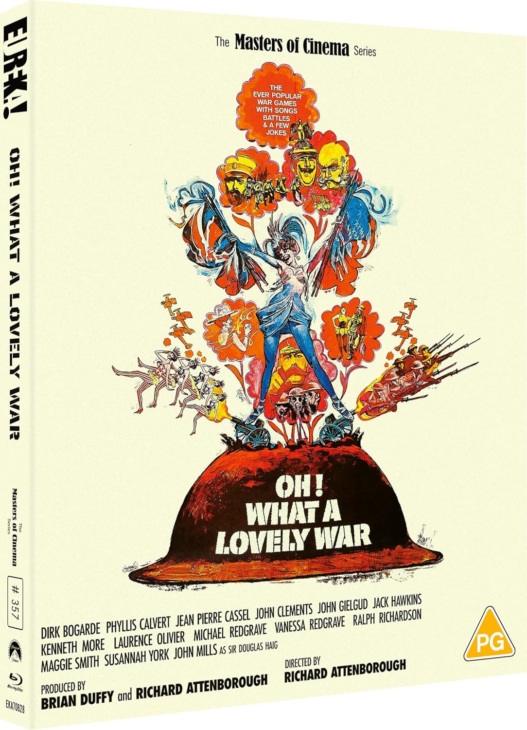 Oh What A Lovely War Limited Edition Blu-Ray with Slipcover + Booklet (Eureka Entertainment/Region B)
