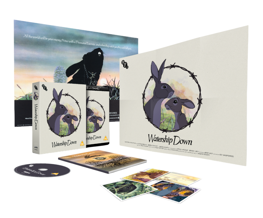 Watership Down Limited Edition 4K Ultra HD with Slipcase + Postcards + Book (BFI/Region Free)