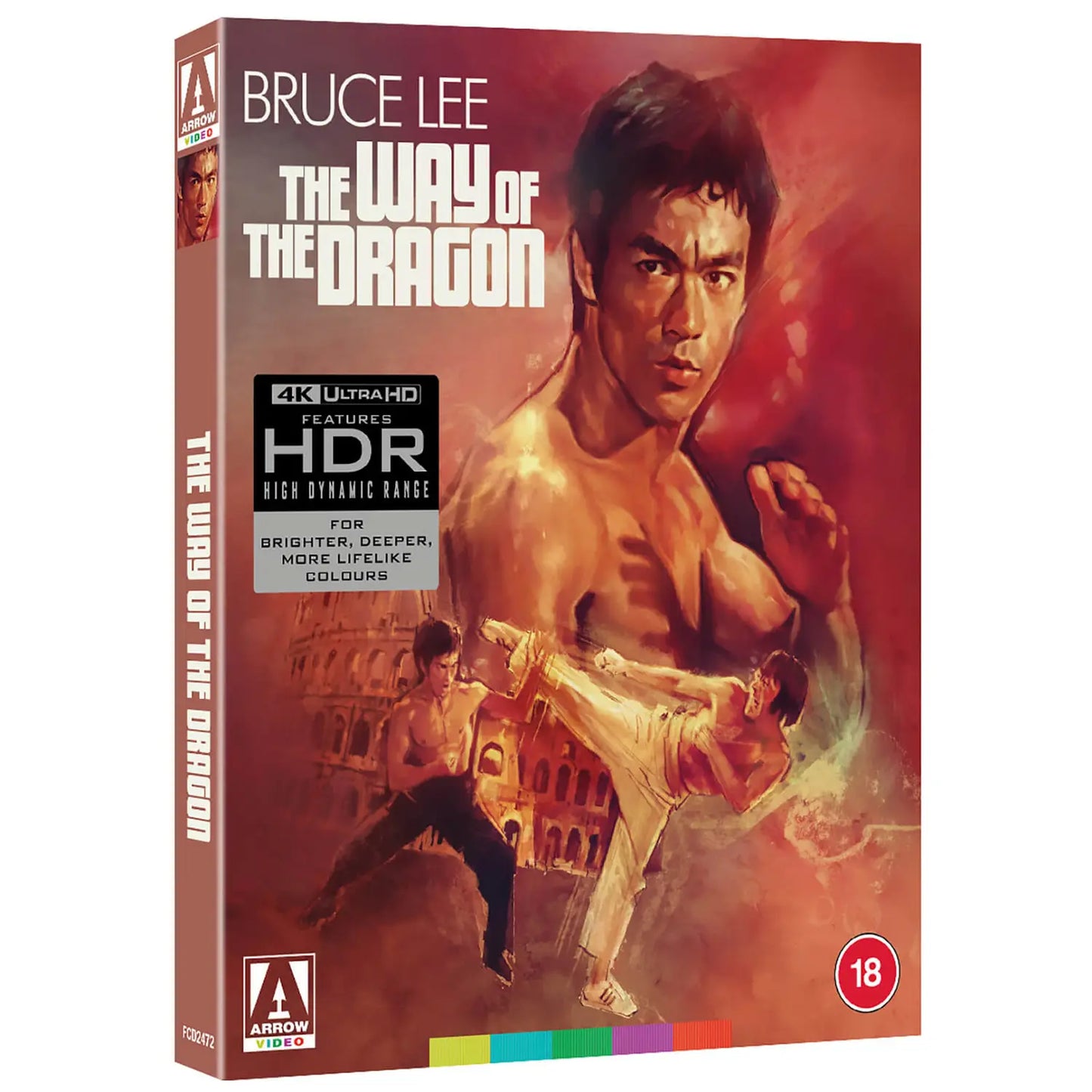 The Way of the Dragon 4K UHD + Blu-ray with Slipcover (Arrow UK/Region Free/B)
