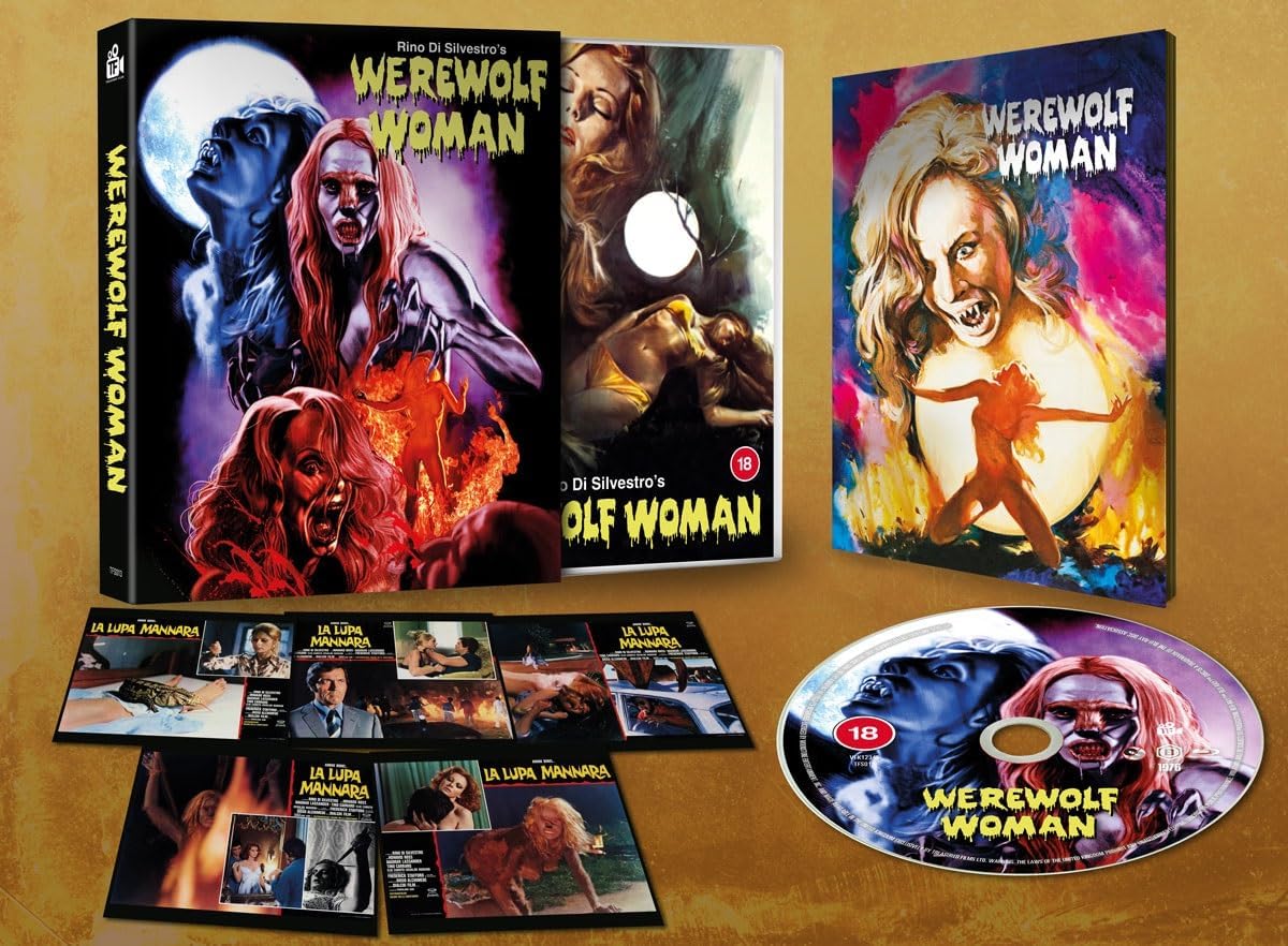 Werewolf Woman (Aka La Lupa Mannara) Limited Edition Blu-Ray with Slipcase (Treasured Films/Region B)