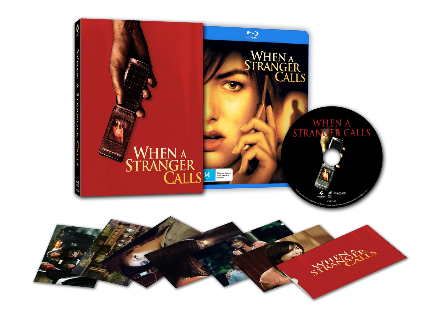 When A Stranger Calls (2006) - Blu-ray Limited Edition 3D Lenticular Hardcase + Art Cards (ViaVision/Region Free)