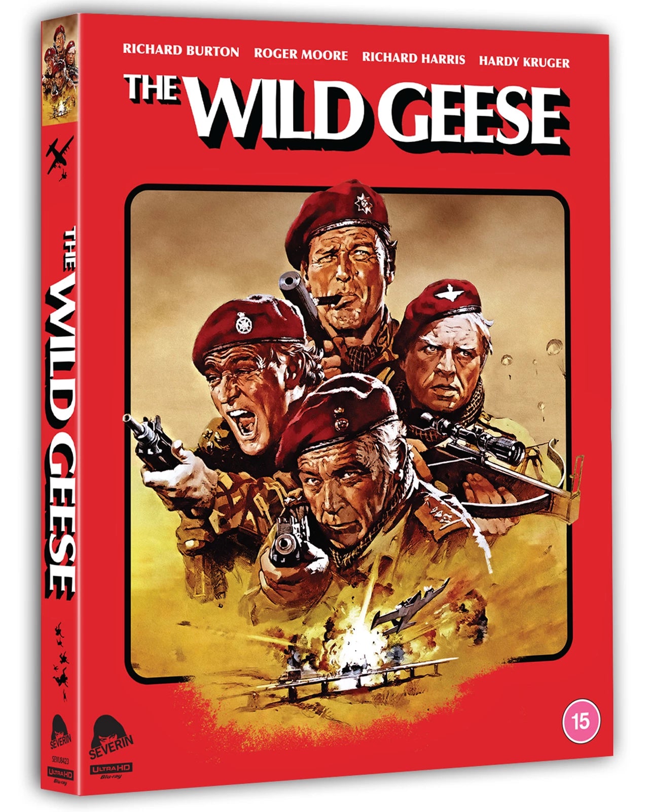 The Wild Geese 4K Ultra HD + Blu-Ray with Slipcover (Severin Films UK/Region Free) LIMIT 1 PER CUSTOMER