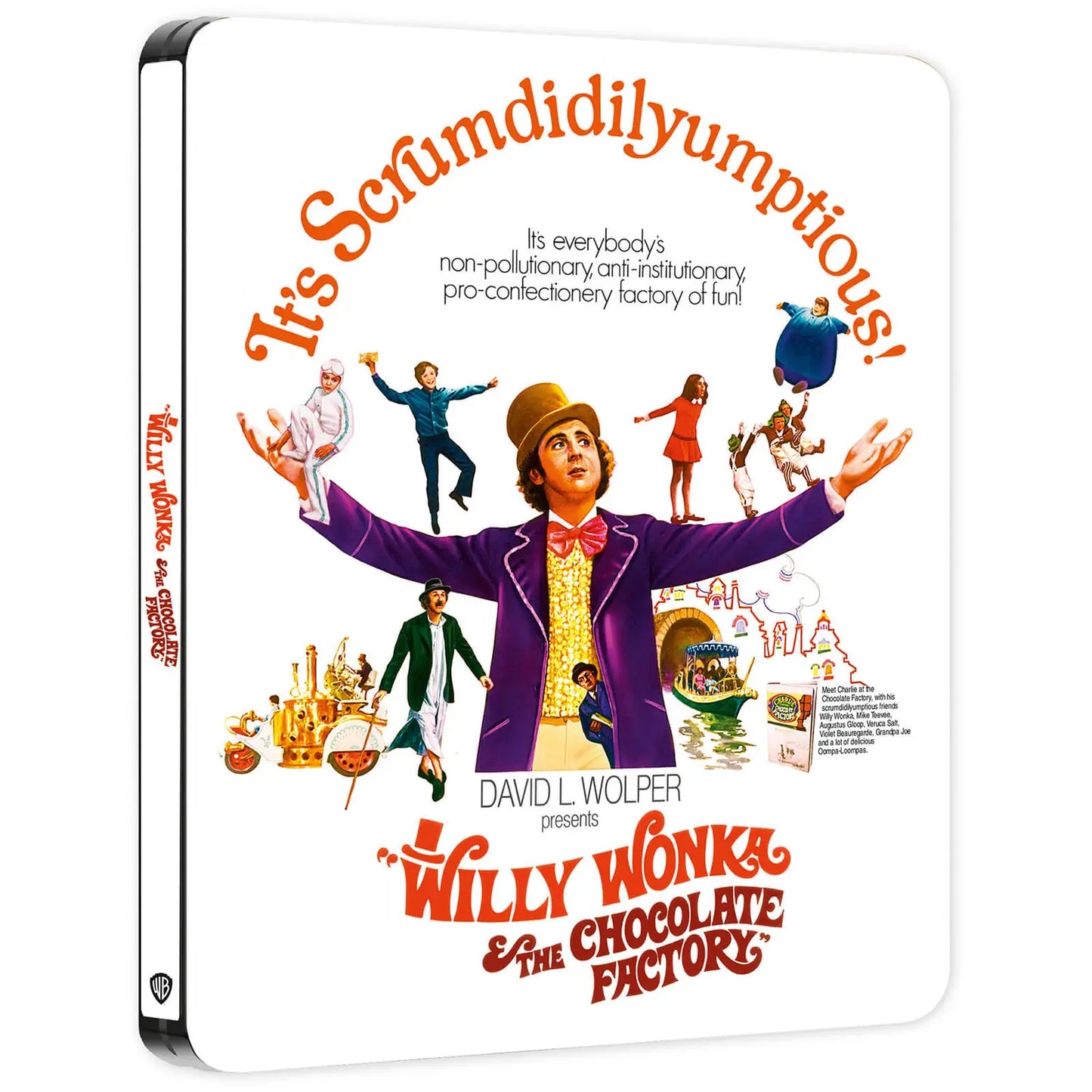 Willy Wonka & The Chocolate Factory 4K UHD + BD SteelBook (Warner Bros. /Region Free)