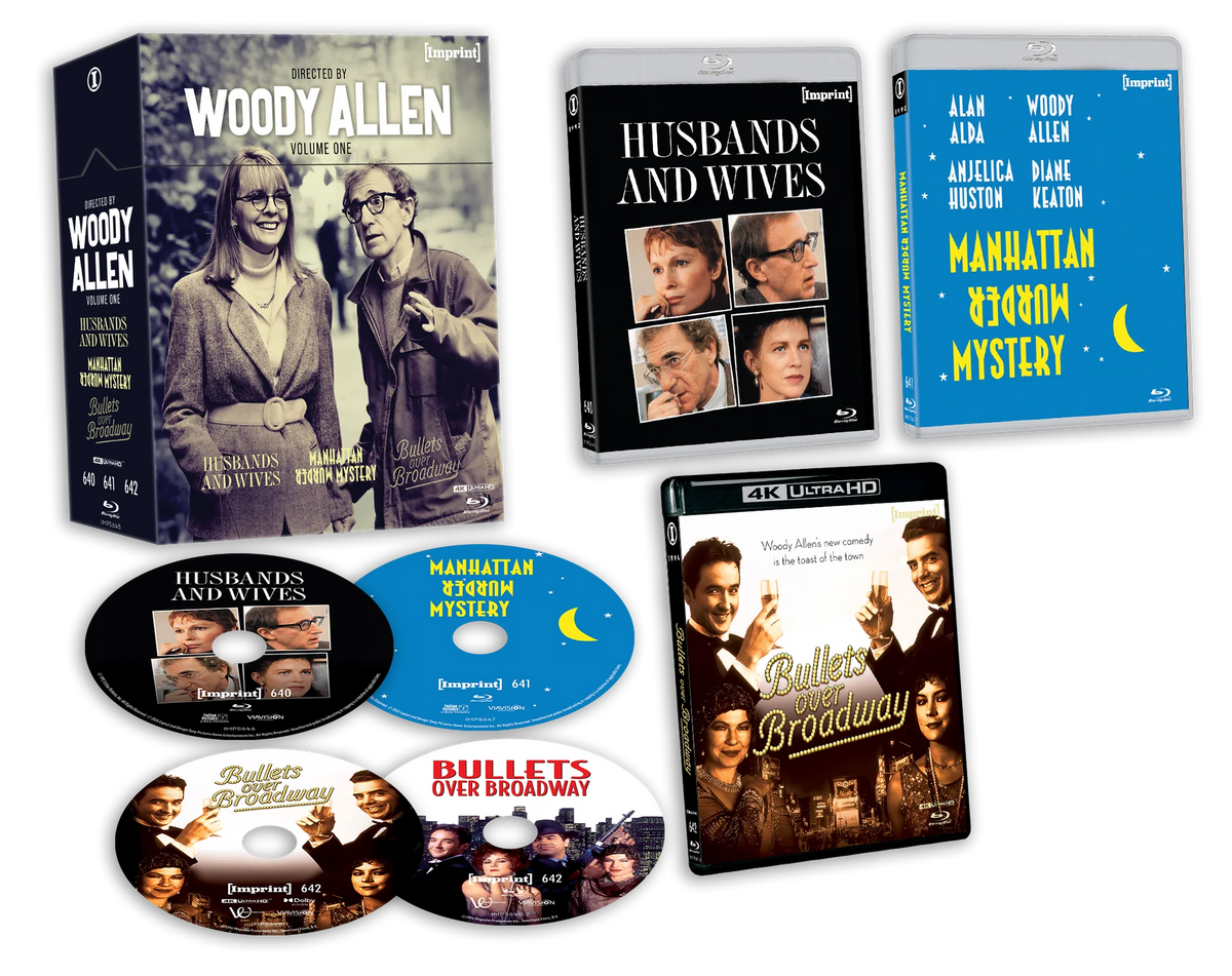 Directed By... Woody Allen - Volume One (1992 - 1994) - 4K UHD + Blu-ray Limited Edition Hardbox - Imprint Collection #640 - 642 (Imprint/Region Free)