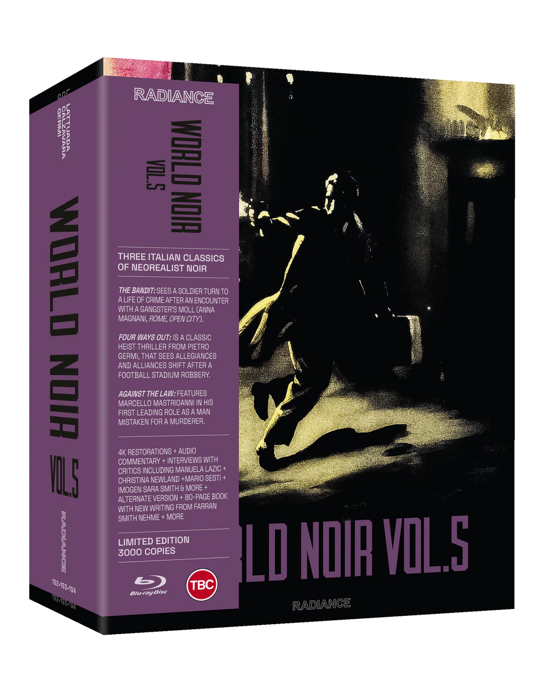 World Noir Vol 5 Limited Edition Blu-ray Hard Box (Radiance Films/Region B)